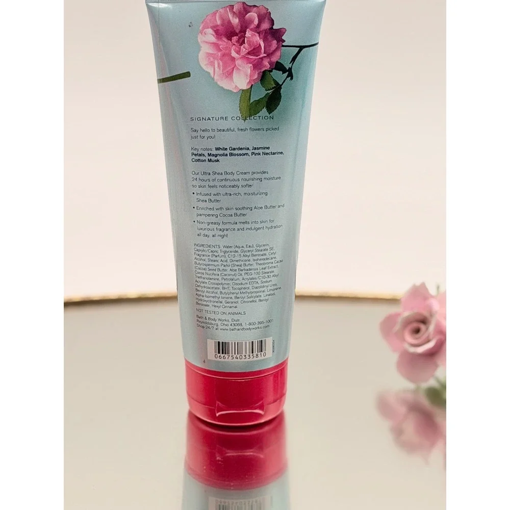 Bath & Body Works Hello Beautiful Ultra Shea Body Cream 8oz Floral Scent Fresh